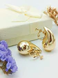 Aros Gota Viral Chapado En Oro 18k Earcuff Sin Perforación - Miniatura 2
