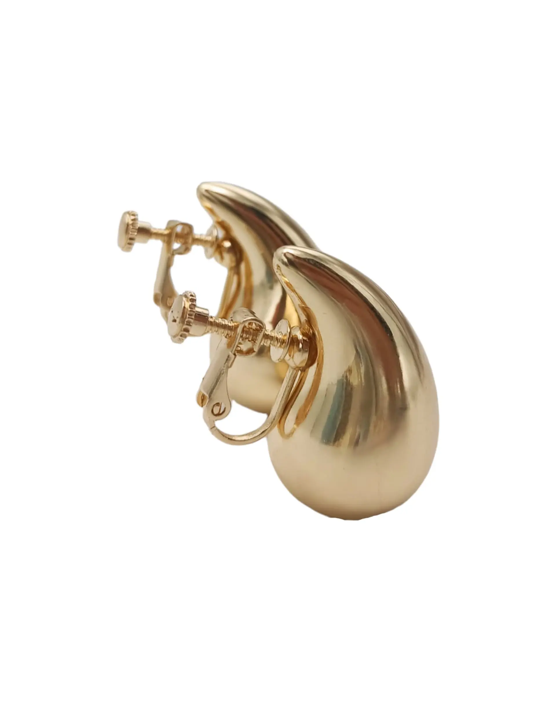 Aros Gota Viral Chapado En Oro 18k Earcuff Sin Perforación 1