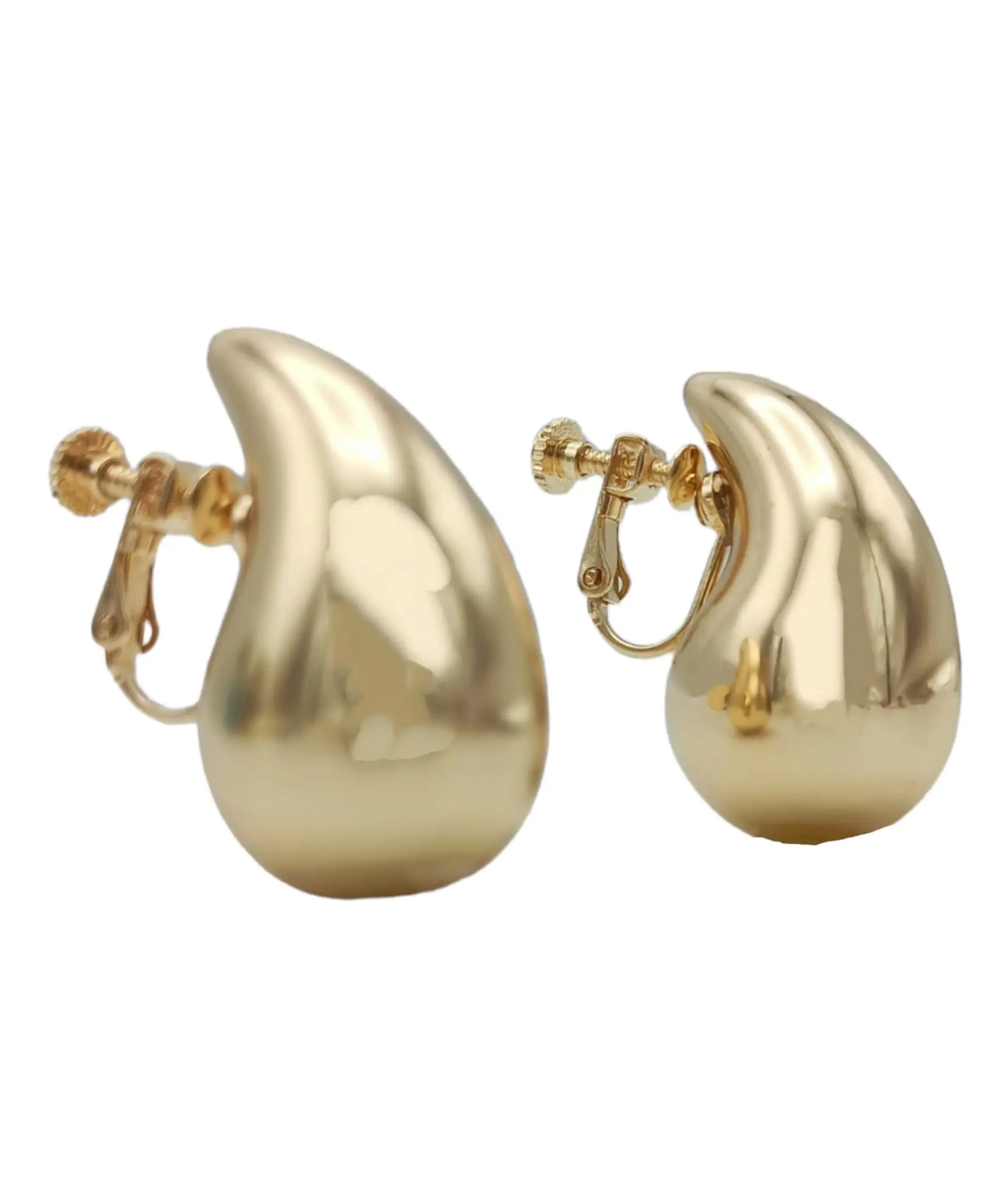 Aros Gota Viral Chapado En Oro 18k Earcuff Sin Perforación 8
