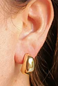 Aros Gota Huggies Chapado En Oro 18k Earcuff Sin Perforacion - Miniatura 3