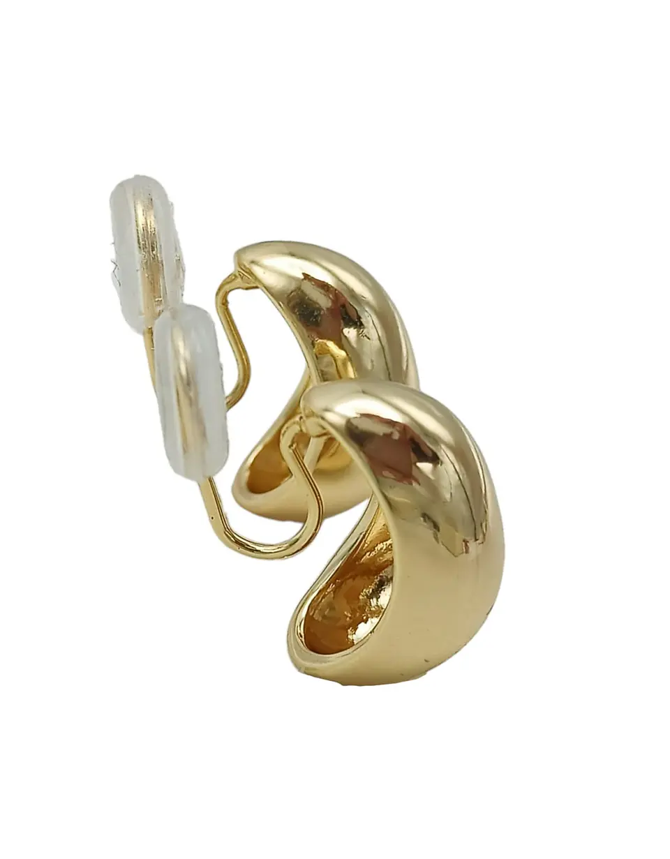 Aros Gota Huggies Chapado En Oro 18k Earcuff Sin Perforacion 7