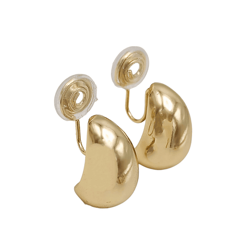 Aros Gota Huggies Chapado En Oro 18k Earcuff Sin Perforacion