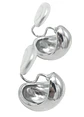 Aros Gota Huggies Chapado En Plata Earcuff Sin Perforación - Miniatura 7