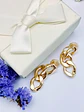 Aros Eslabones Chapado En Oro 18k Earcuff Sin Perforación - Miniatura 2