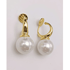 Aros Perla Chapado En Oro 18k Earcuff Sin Perforacion 5