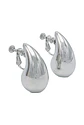 Aros Gota Chapado En Plata Earcuff Sin Perforación - Miniatura 1