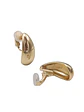 Aros Gota Espejo Earcuff Sin Perforacion Chapado En Oro 18k - Miniatura 4