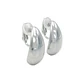 Aros Gota Espejo Viral Earcuff Sin Perforación Plateado - Miniatura 7
