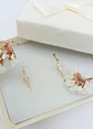 Aros Envolventes Modelo Lucero Plata S925 Chapada En Oro 18k - Miniatura 5
