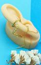 Pendiente earcuff Lianas plata fina S925 chapados En Oro 18k fake piercing - Miniatura 6