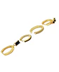 Set Conjunto Huggies modelo Sirius chapados En Oro 18k - Miniatura 9