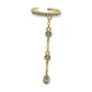Aro Earcuff Jasmine Plata 925 Chapado En Oro 18k - Miniatura 1