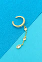 Aro Earcuff Jasmine Plata 925 Chapado En Oro 18k - Miniatura 5