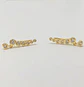 Aros Trepadores modelo Constelación Plata S925 Chapado En Oro 18k - Miniatura 5