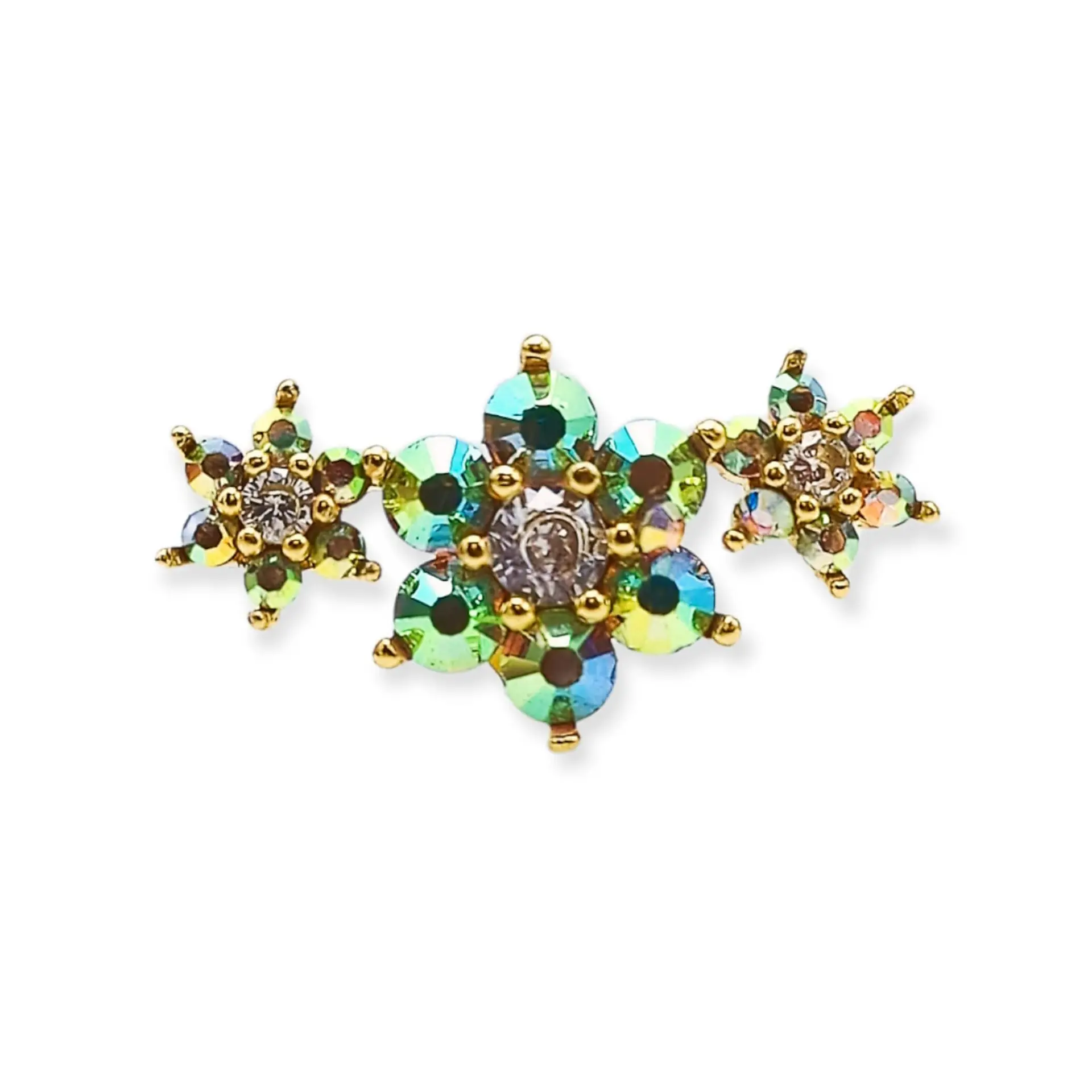 Piercing Labret modelo Elvira Plata S925 Trepador Chapado En Oro 18k  5