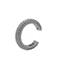 Aro Earcuff incrustaciones Pave Plata S925 Unidad - Miniatura 1