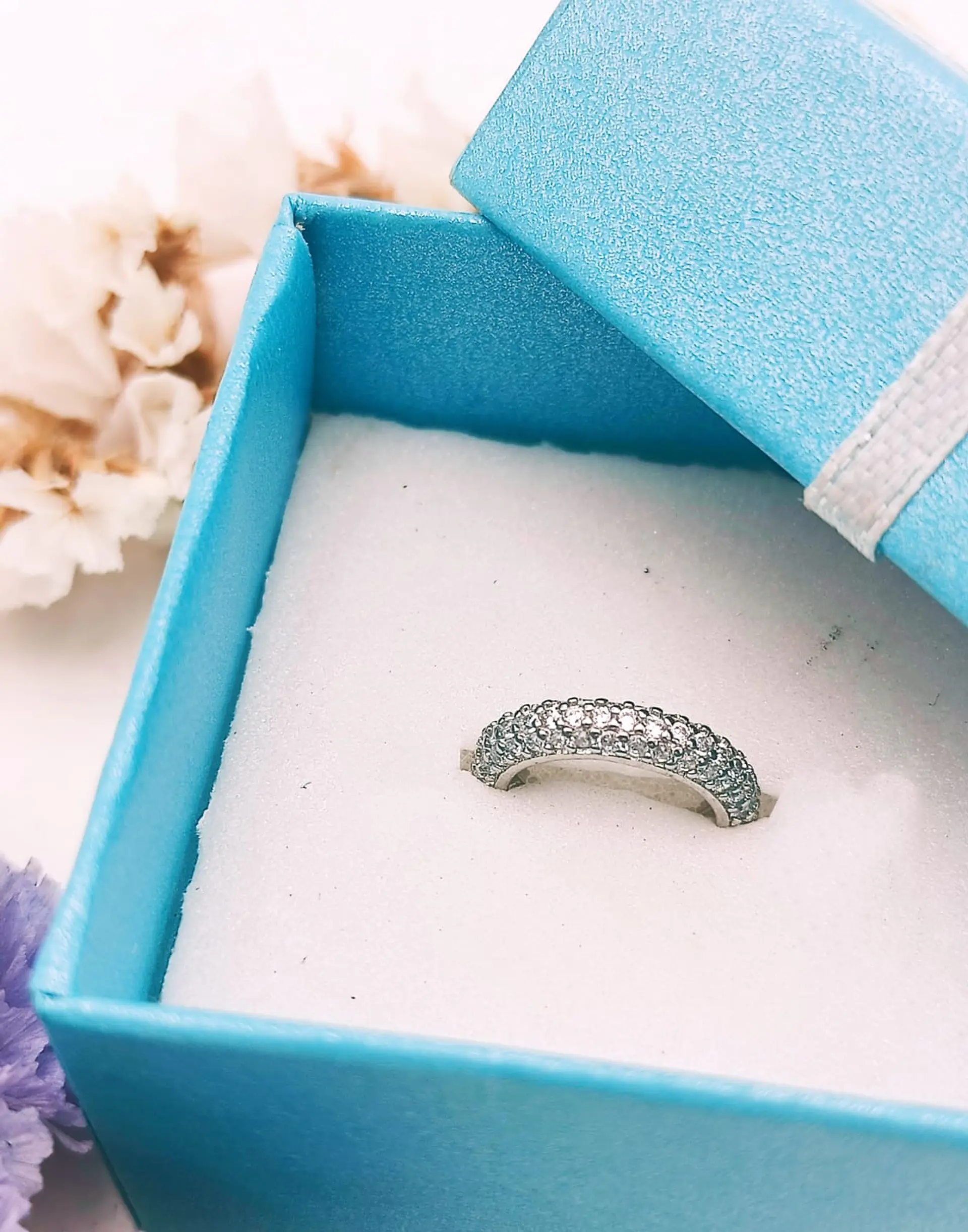 Aro Earcuff incrustaciones Pave Plata S925 Unidad 2