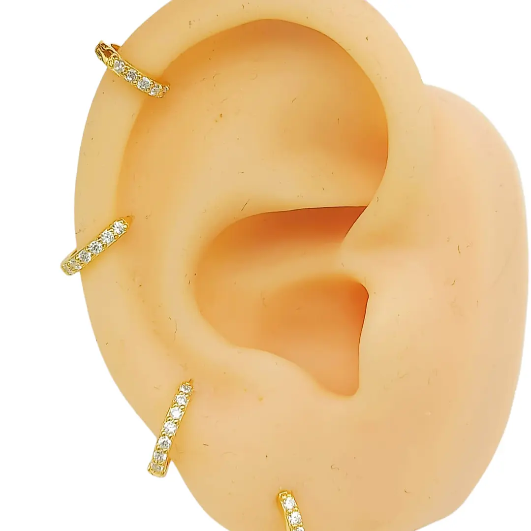 Pendientes Aro Metal Aros Grandes De Metal Dorado - Tamaños 8cm, 9cm, 10cm, Texturizados O Lisos, Estilo Moderno Aros Moda Texturizados