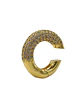 Aro Maxi Earcuff chunky Chapado En Oro 18k - Miniatura 6