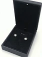 Aros Punto De Luz 5mm 0.5ct Plata 925 Moissanita  - Miniatura 2