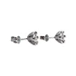 Aros Punto De Luz 5mm 0.5ct Plata 925 Moissanita  - Miniatura 6