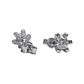 Aros Punto De Luz 5mm 0.5ct Plata 925 Moissanita  - Miniatura 8