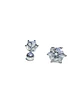 Aros Punto Luz 5mm Piercing Plata 925 Moissanita  - Miniatura 10