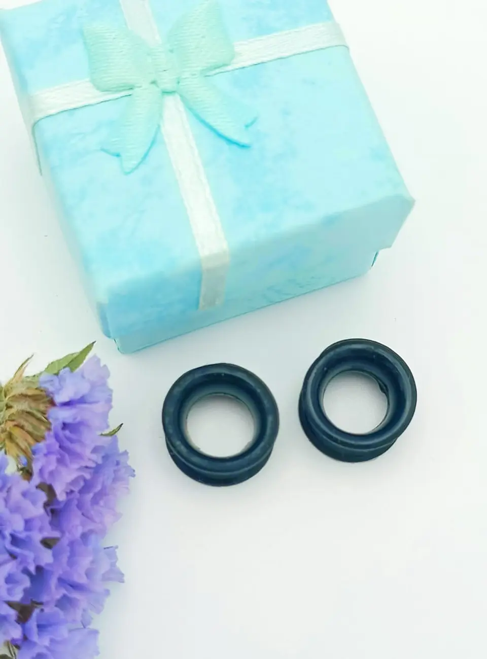 Aros Expansores Oreja 16mm Acampanado Estiradores Silicona 5
