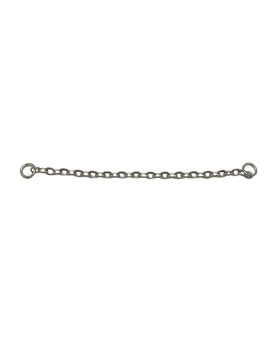 Cadena Piercing Puente Nasal 35mm Conectora Joya F136 Titanio 2
