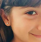 Aros Punto Luz 3mm Plata fina ley S925 Piedra Gema Moissanita - Miniatura 3