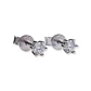 Aros Punto Luz 3mm Plata fina ley S925 Piedra Gema Moissanita - Miniatura 4