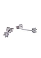 Aros Punto Luz 3mm Plata fina ley S925 Piedra Gema Moissanita - Miniatura 6