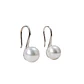 Aros aretes perlas de agua dulce colores plata 925 elegante bellos - Miniatura 10
