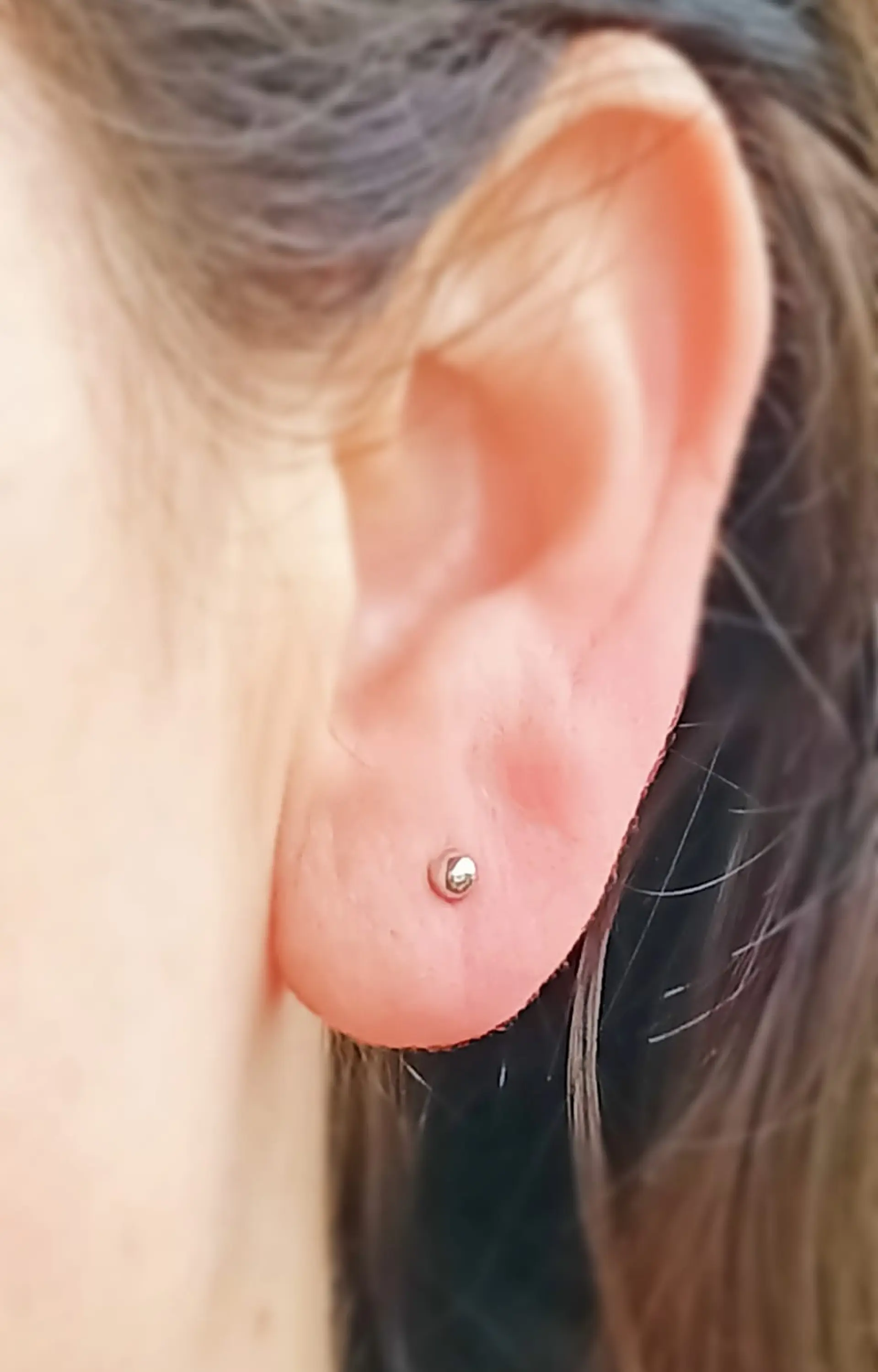 Pendientes Esferas plateadas de 3mm a 8 mm hipoalergénicos  2