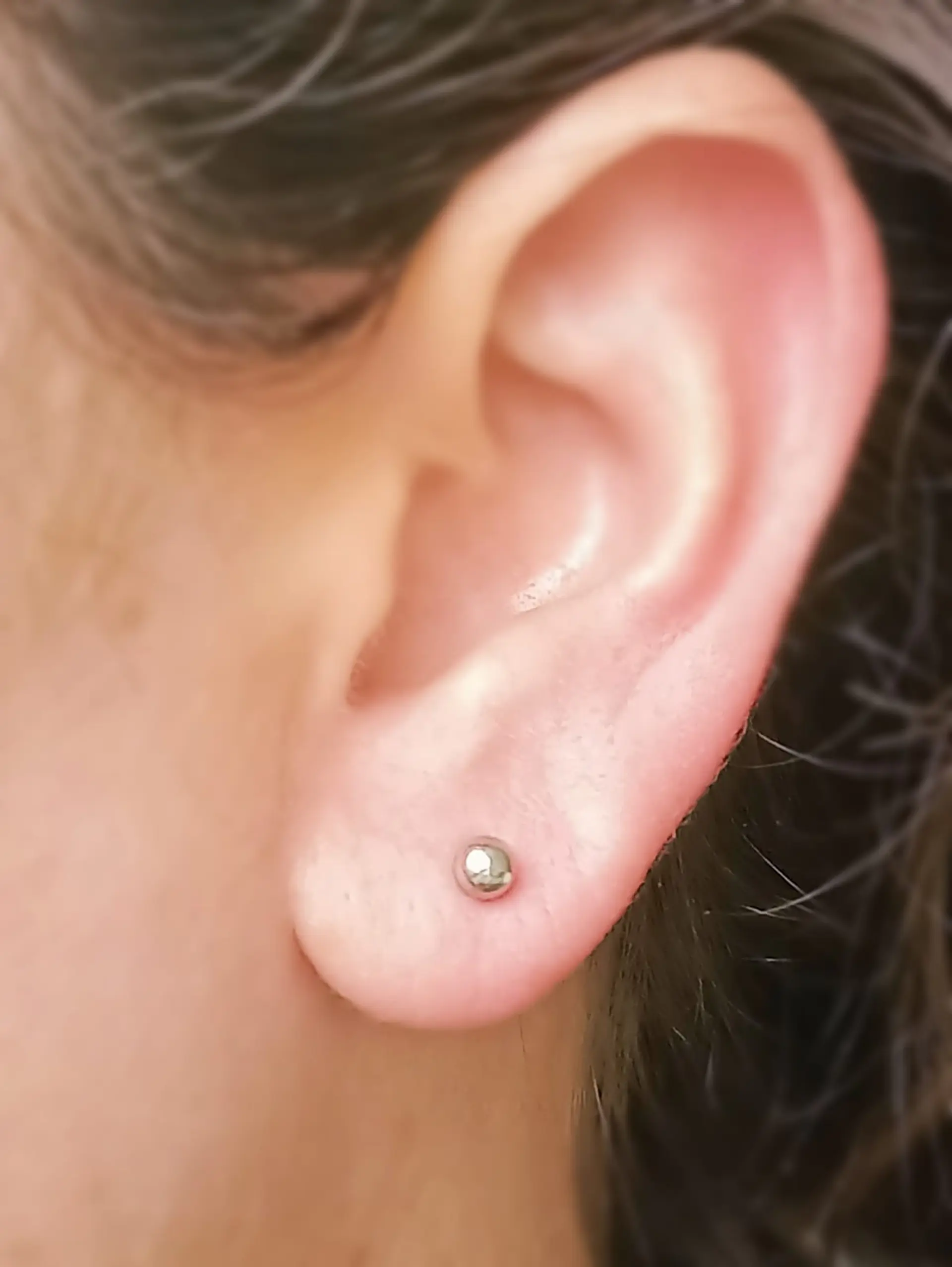 Pendientes Esferas plateadas de 3mm a 8 mm hipoalergénicos  5