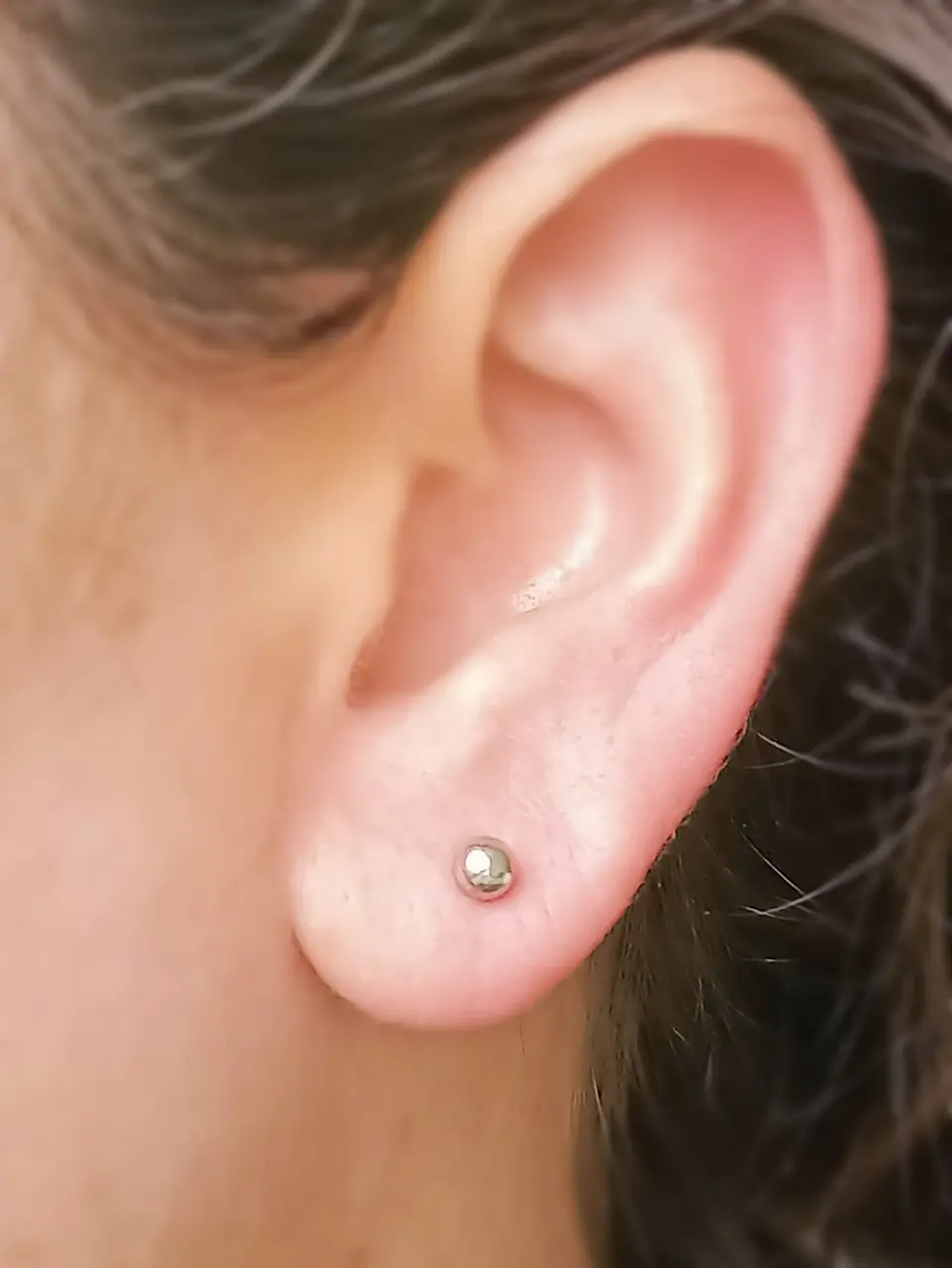 Pendientes Esferas plateadas de 3mm a 8 mm hipoalergénicos  5