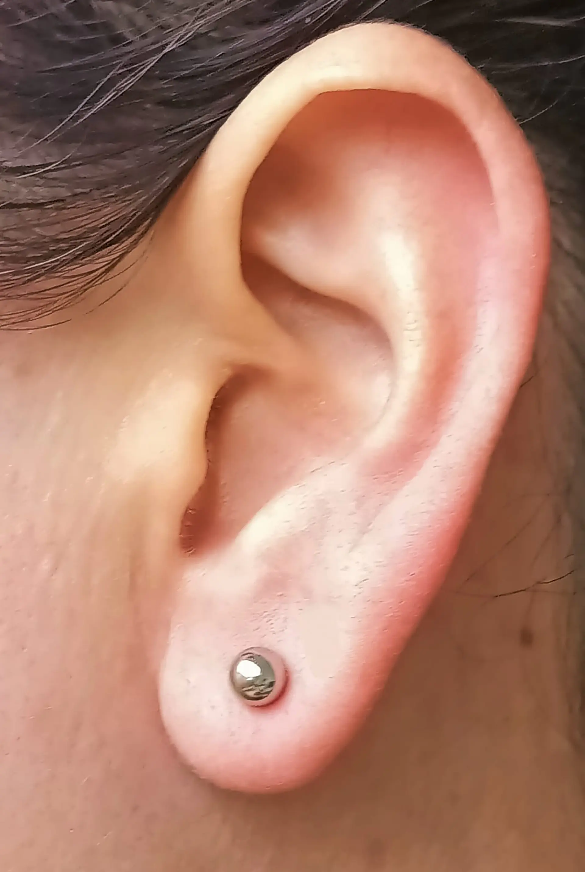 Pendientes Esferas plateadas de 3mm a 8 mm hipoalergénicos  8