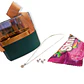 Pack san valentin set de joyas punto luz plata ley cadena veneciana  - Miniatura 1