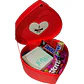 Pack corazon rojo anillo plata fina 925 san Valentin - Miniatura 3
