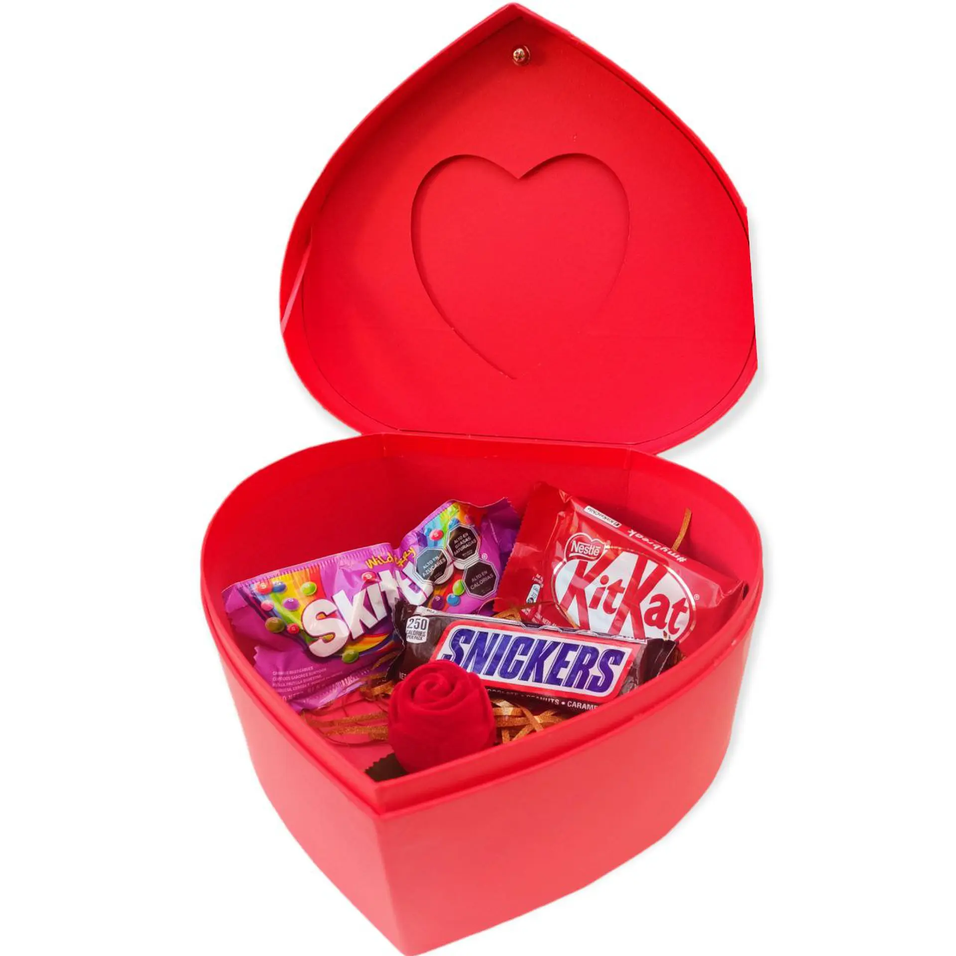 Baul con forma de corazon grande regalo celebraciones San Valentin  2