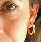 Aros Sin Perforacion Argollas Chunky Bañadas En Oro - Miniatura 5