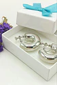 Aros Sin Perforacion Argollas Big Chunky Plateadas - Miniatura 2