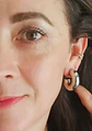 Aros Sin Perforacion Argollas Big Chunky Plateadas - Miniatura 9