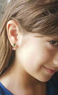 Aros Sin Perforacion Huggies Zirconia Cubicas Colores - Miniatura 3