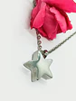 Cadena Colgante Urna Cremacion Estrella Plateada o negra  hipoalergénico con set para verter las cenizas - Miniatura 2
