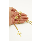 Elegancia Espiritual | Rosario Virgen María Chapado en Oro 18K – Protección y Estilo en Cada Paso 6