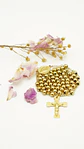 Elegancia Espiritual | Rosario Virgen María Chapado en Oro 18K – Protección y Estilo en Cada Paso - Miniatura 7