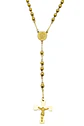 Elegancia Espiritual | Rosario Virgen María Chapado en Oro 18K – Protección y Estilo en Cada Paso - Miniatura 9