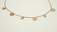 Colgante Corazon Punto De Luz Collar Chapado Oro Rosa  - Miniatura 5
