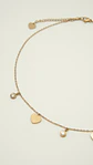 Colgante Corazon Punto De Luz Collar Chapado Oro Rosa  - Miniatura 6